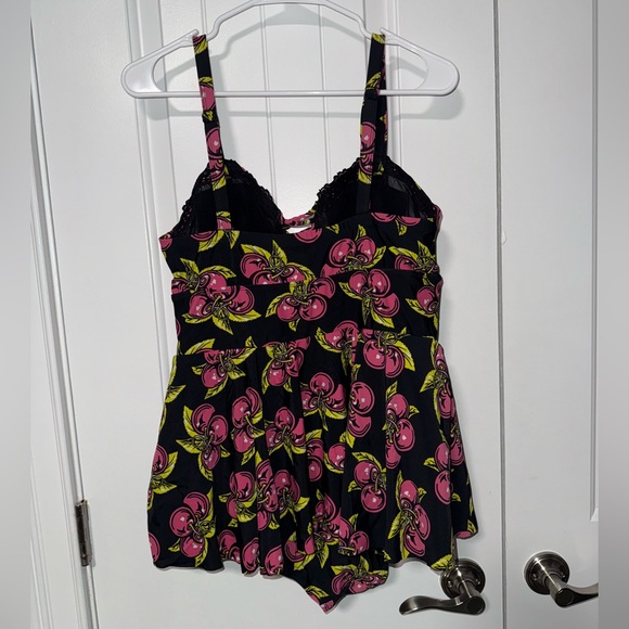 Torrid Betsy Johnson Floral Print Swimsuit - Picture 2 of 4